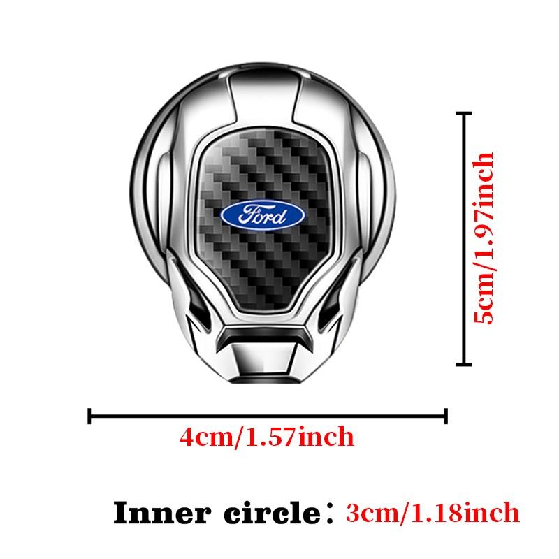 Ford One-Button Start Button Protector Cover, Prevents Accidental Ignition Switch, Protects Original Key, Anti-Scratch, Dustproof, Strong Adhesive