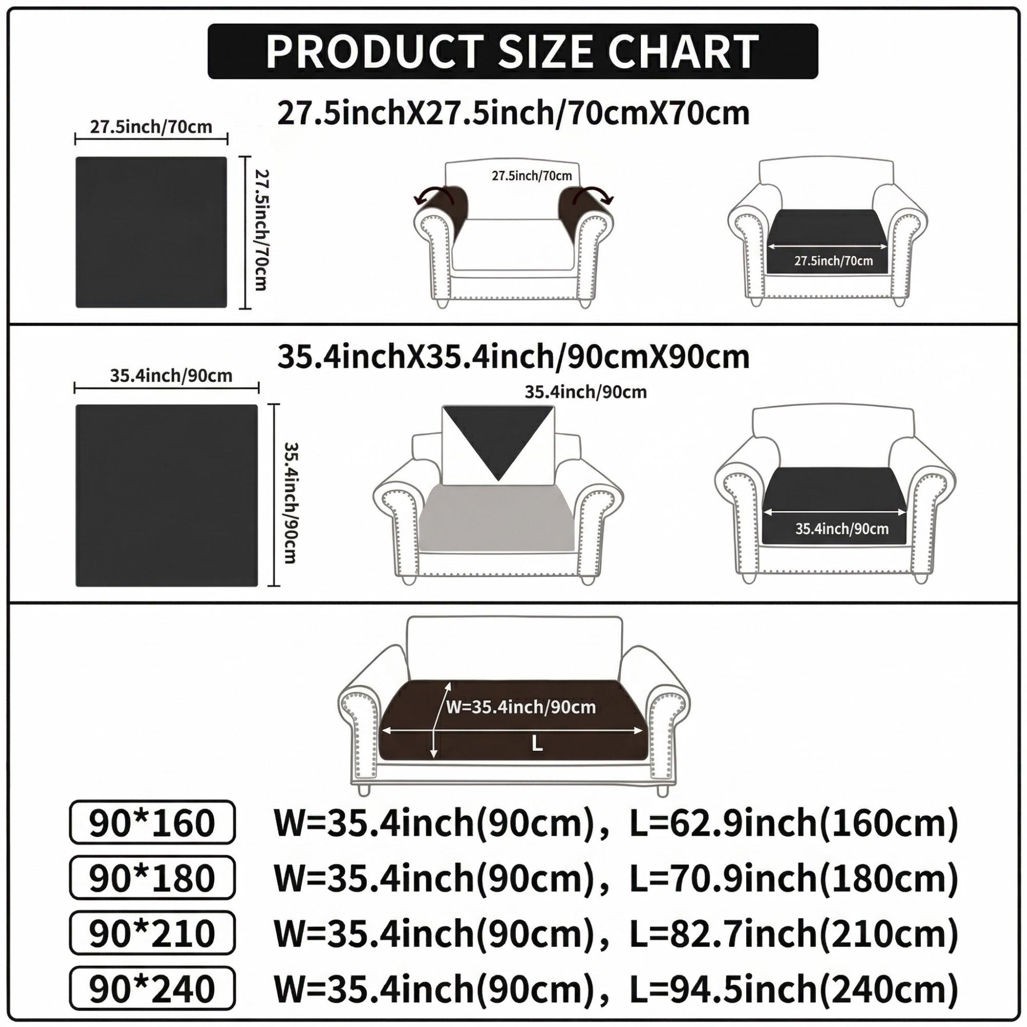 1pc Universal Sofa Pad, Reusable Casual Style, Fits 1-4 Seater Sofas, Non-Slip, Pet-Friendly, Suitable for All Rooms