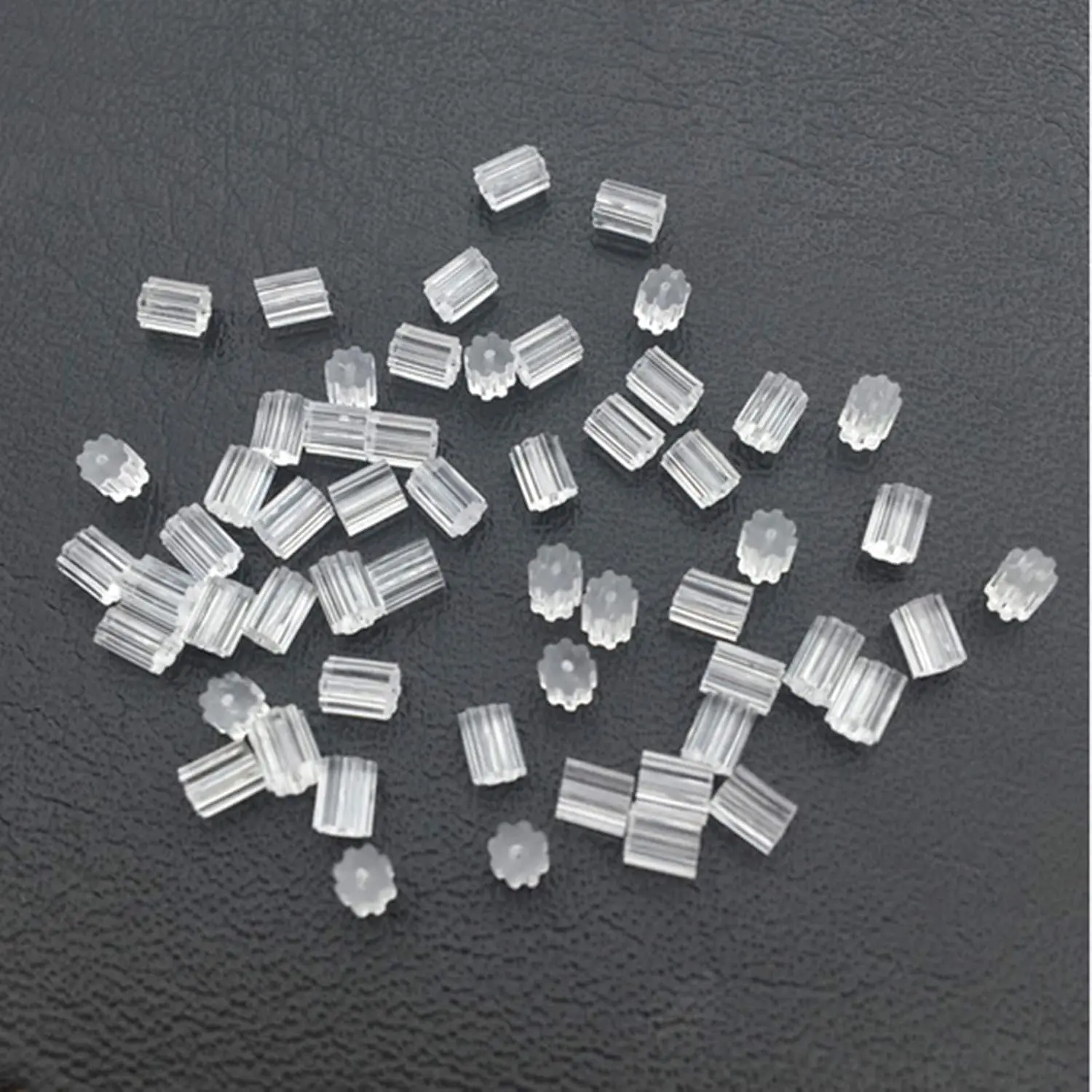 Earring Backs, 200 count Soft Clear Rubber Earring Backs Replacements for Droopy Ears/Studs/Heavy Earring,