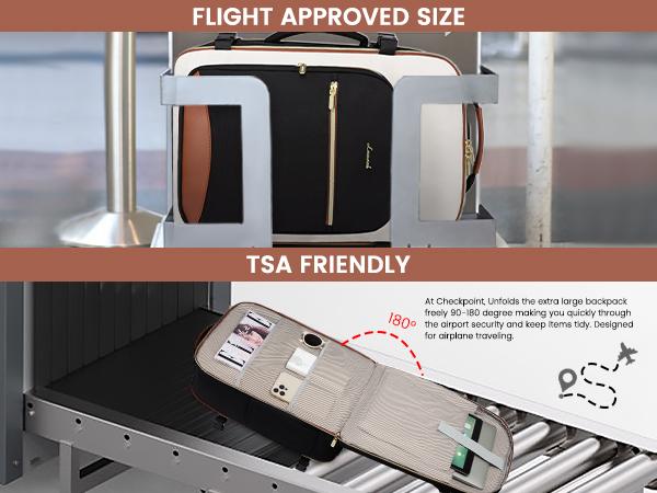 【Valentine's Day Gift】LOVEVOOK Travel Backpack for Women & Men as Personal Item Flight Approved,Large Capacity Carry on Backpack with 3 Packing Cubes and Laptop Compartment,Weekender Bag for Hiking,Overnight,TikTokShopJumpstartSale