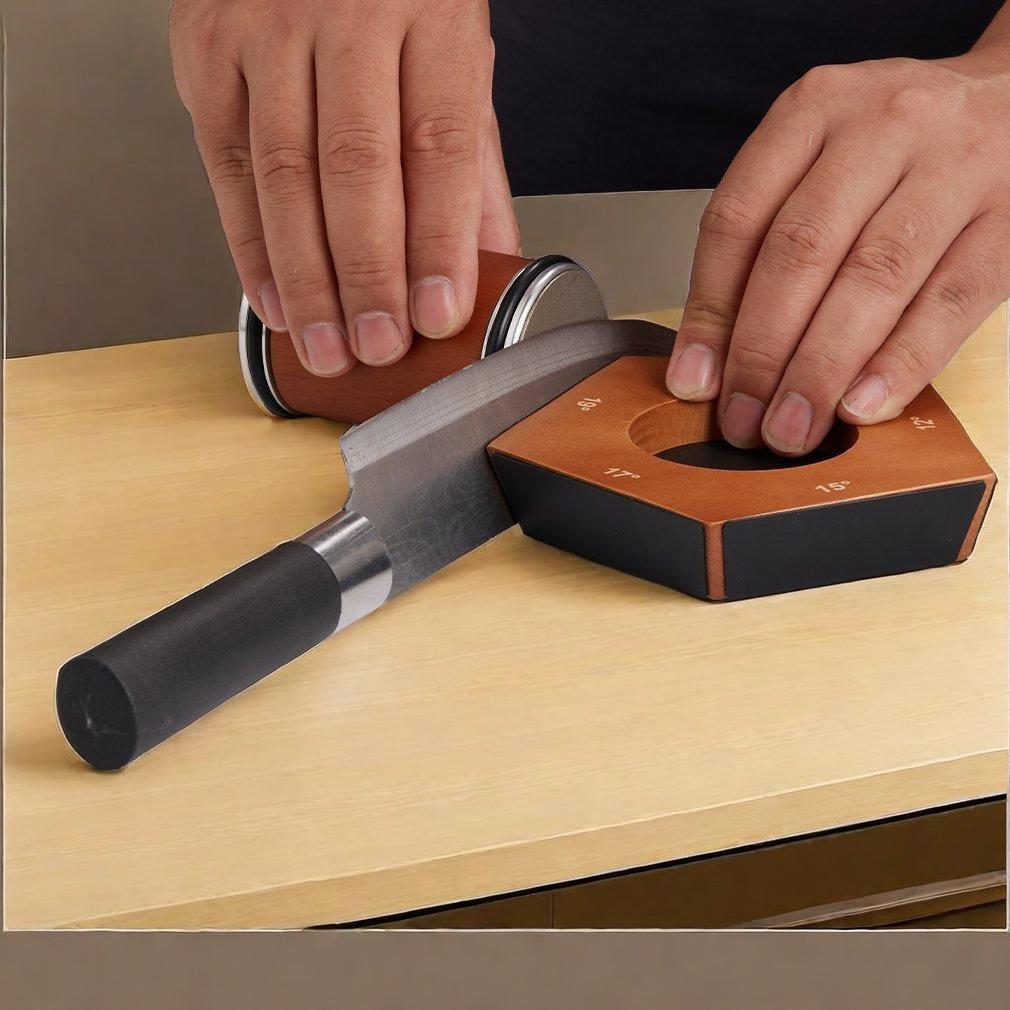 Rolling Knife Sharpener ， Rolling Knife Sharpener Kit Is Suitable For Any Kitchen Roller Knife Sharpener, And The Knife Sharpener Roller Supports Magnetic Tilting At 15 ° And 20 Knife