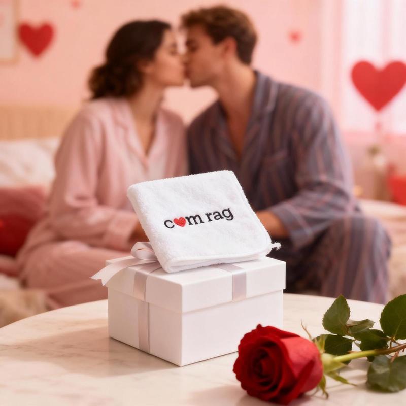 Super Absorbent Microfiber Towel, Lightweight Soft Towel, Fun Stitched Design, Perfect Gift for Valentines Day & Weddings, Ideal Kitchen Bathroom Decor, Hand Towels