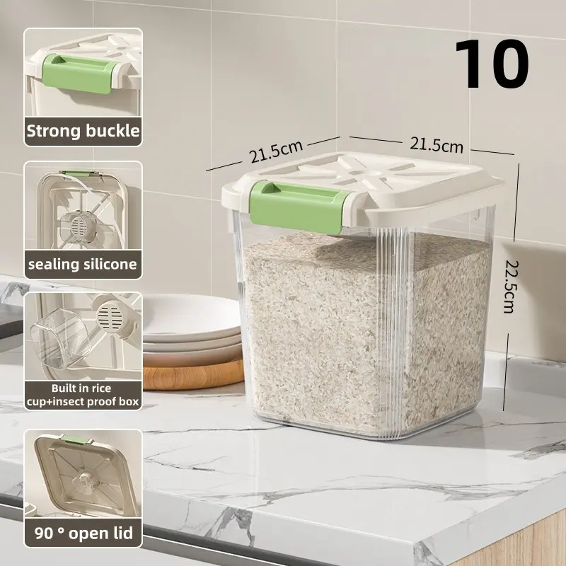 Advanced Sealed Food Storage Jar, Moisture-Proof & Pest-Resistant, BPA ...