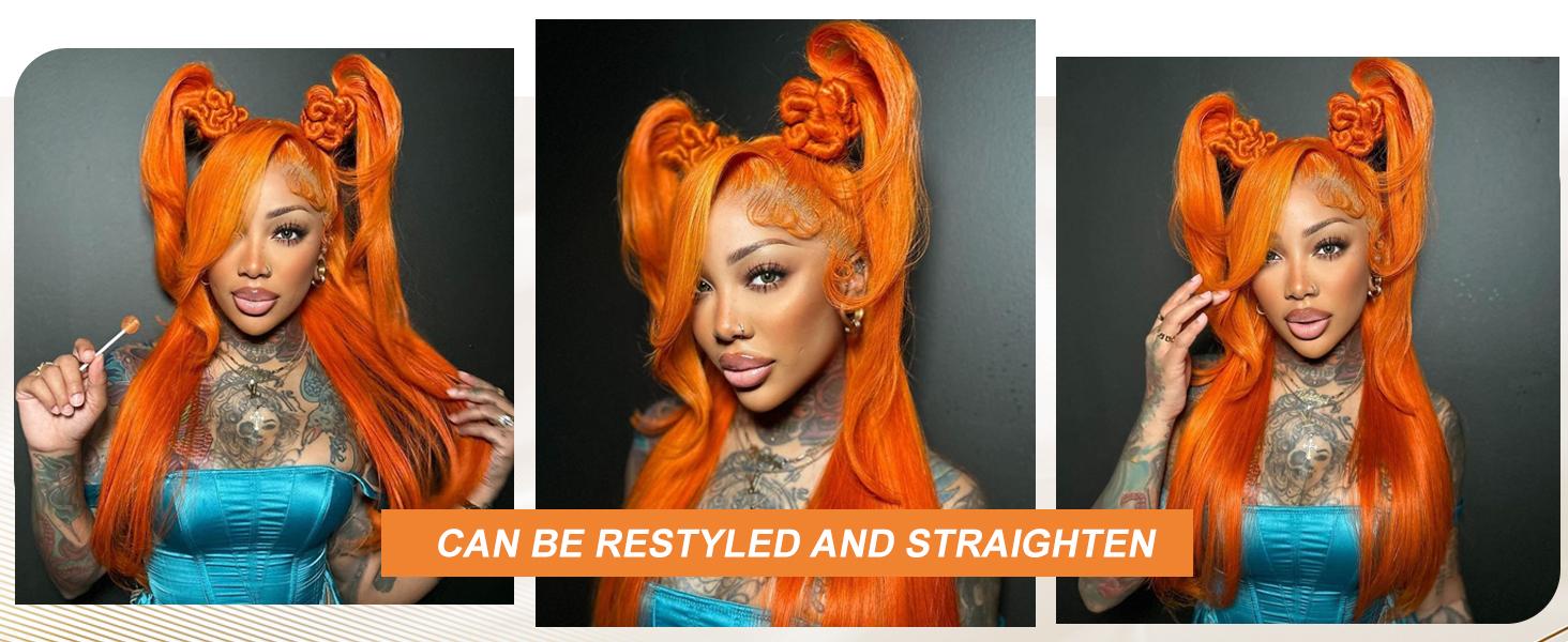 Ginger Lace Front Wigs Human Hair Pre Plucked 200% Density Hd Lace Front Wig 13x6 Ginger Orange Body Wave Lace Frontal Wigs Human Hair Ginger Lace Front Wigs Human Hair Pre Plucked 200% Density Hd Lace Front Wig 13x6 Ginger Orange Body Wave Lace Frontal Wigs Human Hair