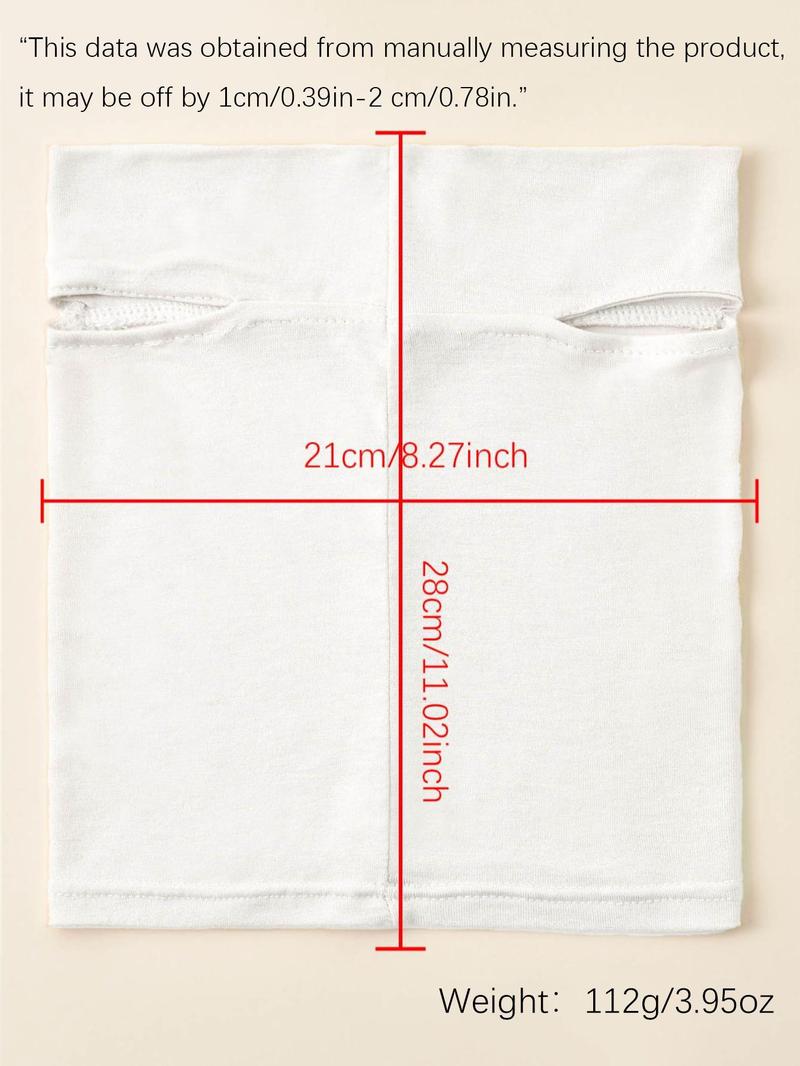 Women's Hijab Plain Tube Elastic Headscarf, Soft Comfortable Breathable Hair Protection Cap, Daily Wear Accessories, Hijab Turban