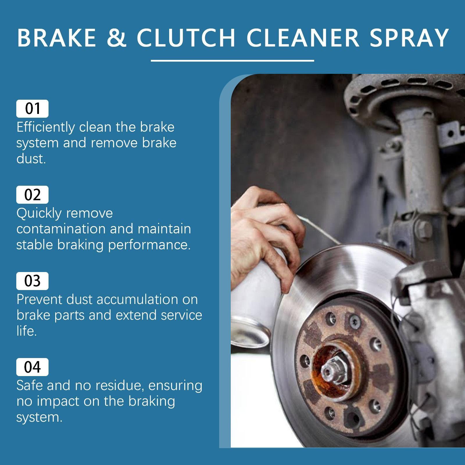 Rayhong Professional Brake Disc Cleaning Spray, Disk Cleaner, Lubricates Brakes, Reduces Noise, Enhances Braking Performance, for Cars, Trucks, Motorcycles