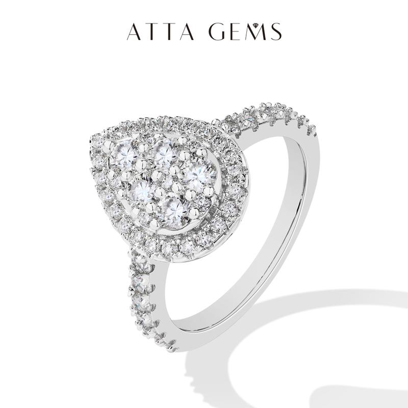 3.0mm Brilliant D Color VVS1 Clarity Synthetic Moissanite Jewelry Ring Wedding Ring Daily Replacement Ring Engagement Anniversary Gift R256