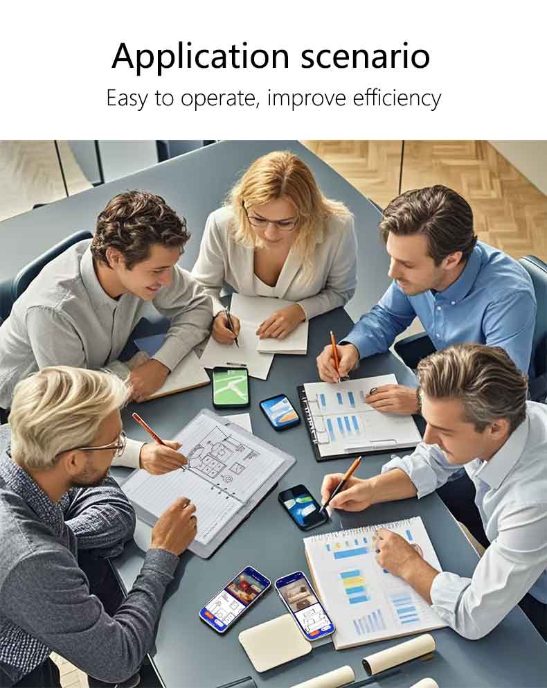 New Product Ai Notebook Smart Sync Pen Ai Document Correction Ai High Efficiency Office Smart Notebook With Ai Software Device Smartphone bible study supplies Black