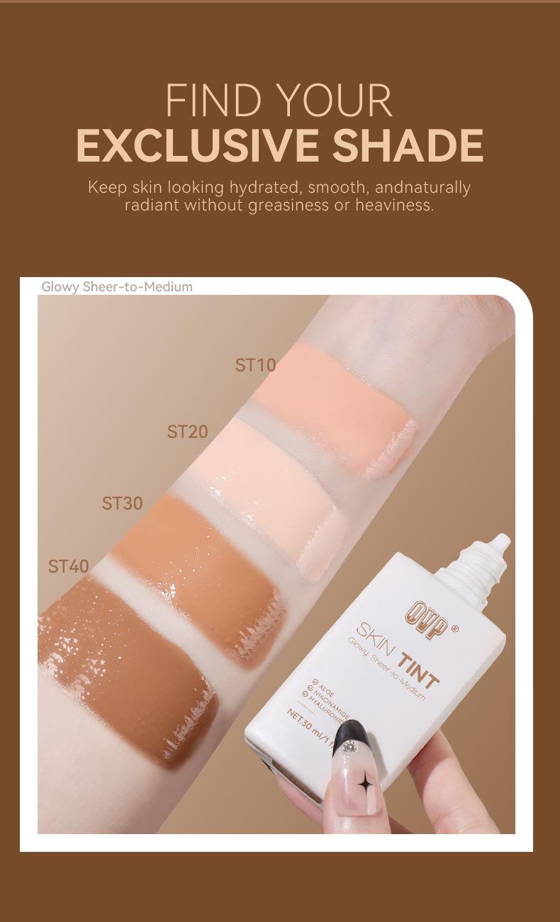 Lightweight Flawless Foundation, Evens Skin Tone, Hydrating Concealing Foundation, Matte Texture, Non-caking, Naturally Brightening, Creates A Natural Base Makeup Effect, Essential Facial Makeup.