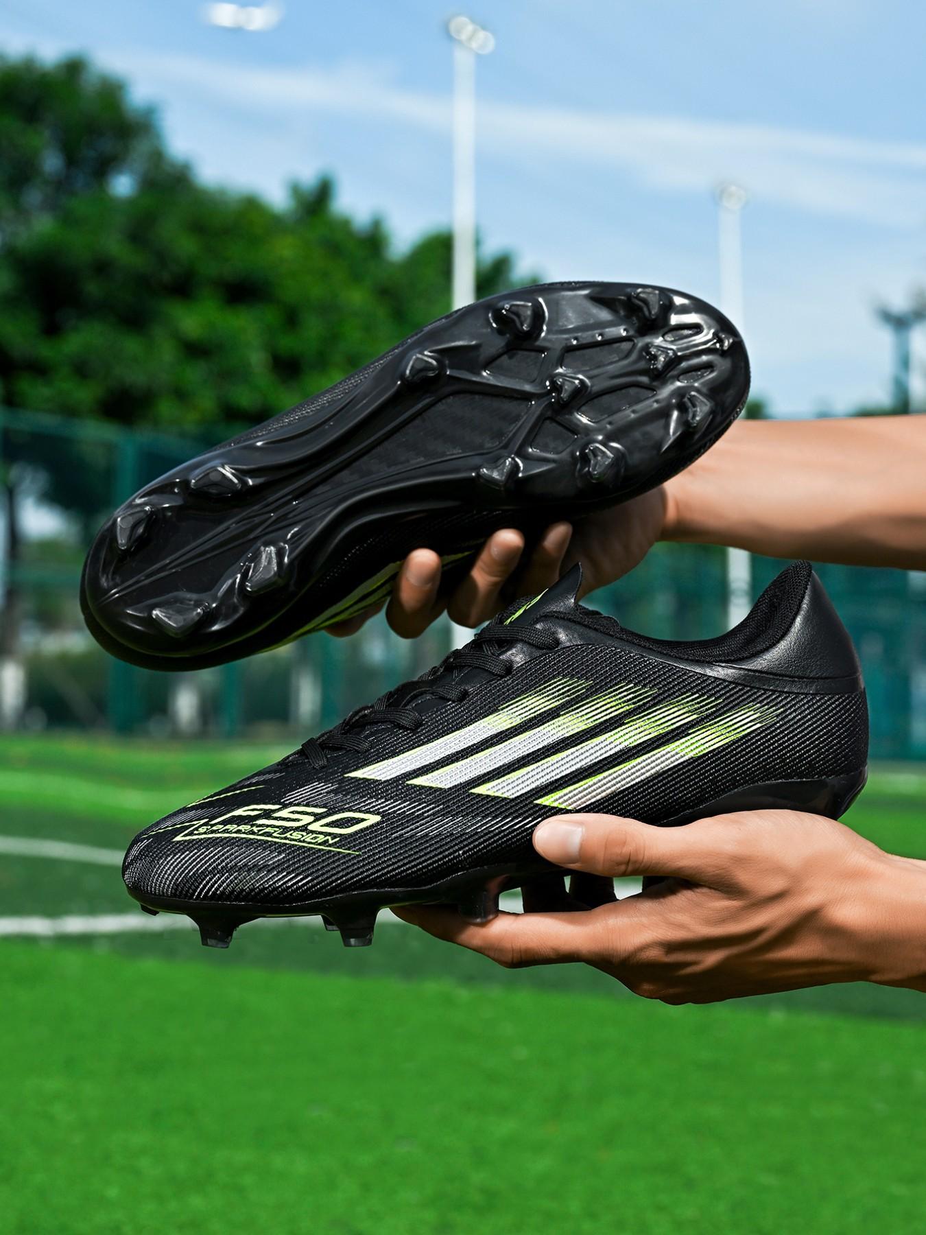 New Men Women Football Shoes World Cup Ag Long Nails Anti-Slip Training Outdoor Lawn Soccer Boots Low Top Short Nails Sports Shoes