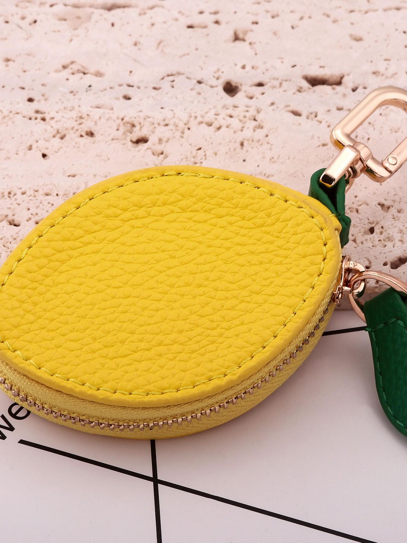 Creative Cute Fruit Bag Charm, Adorable Strawberry Lemon Blueberry Cherry Apple Peach Keychain, Perfect Gift for Fruit Lovers