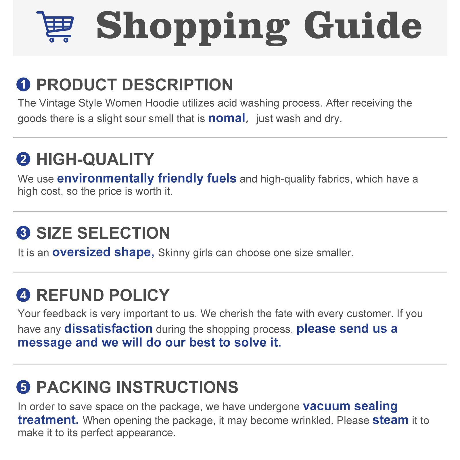 FAIABLE Oversized Ultimate Comfort Hoodie with Our Big Round Neck Long Sleeve Hoodies for Women – Acid Washed Stylish Essential Hoodies That Are Soft, Padded, and Perfect for Year-Round Wea and Stylish Look Tops Blue Springtok