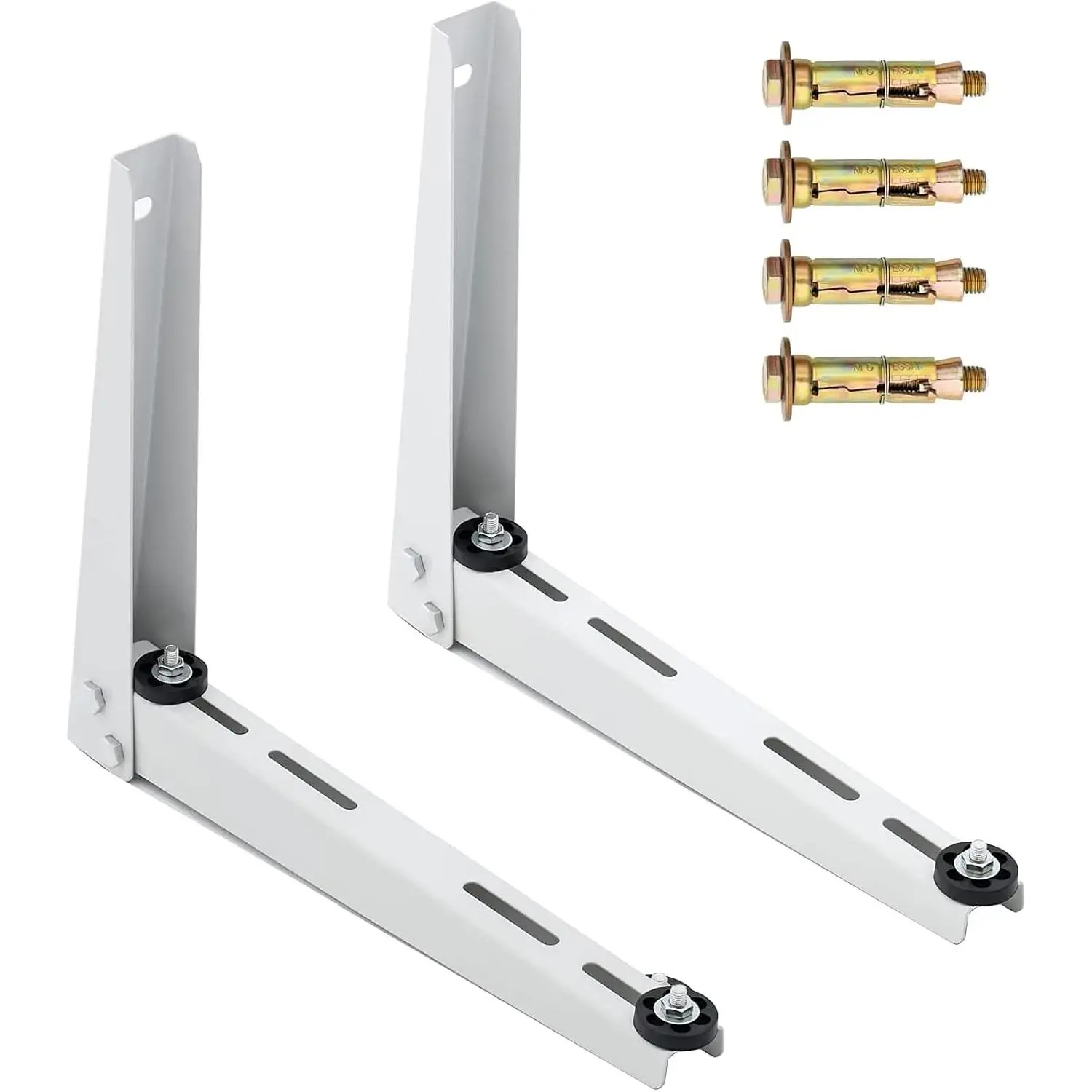 Mini Split Wall Mounting Bracket for Air Conditioner Heat Pump System Unit 7000-15000 BTU, Heavy Duty Foldable Support Bracket for Ductless Mini Split, HVAC, Compressor
