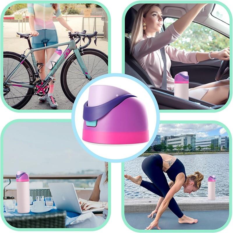 Owala Freesip Water Bottle Replacement Lid, One-Click Closure, Leak-Proof, Compatible with 16oz, 24oz, 32oz, 40oz Bottles