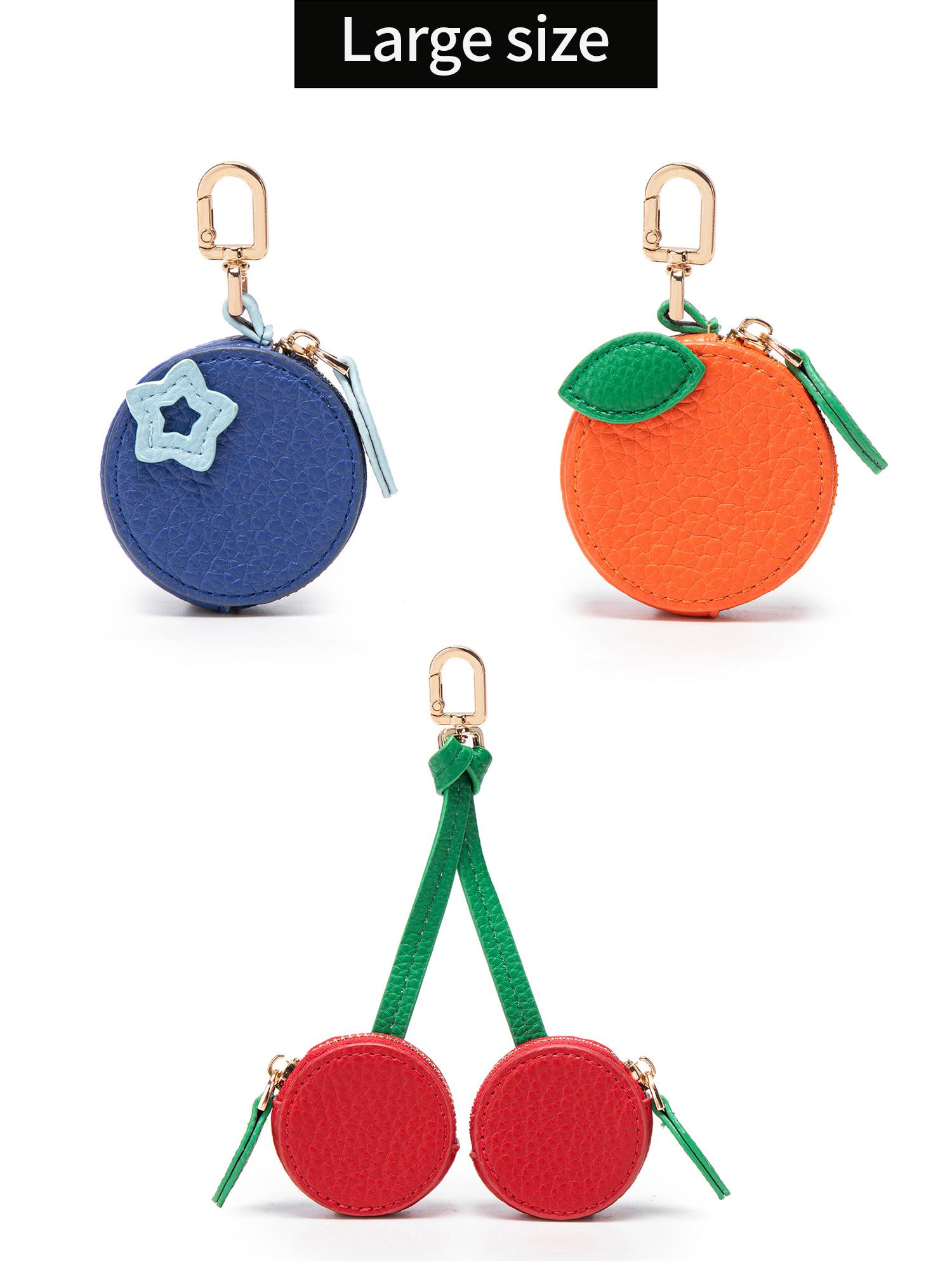Cute Fruit Bag Charm Keychain Set, Keychain Bag Pendant, Multiple Combinations,Multiple combination clothes, sisters sharing clothes, Perfect Gift for Sisters, Suitable for Bags & Backpacks, All-Season Style