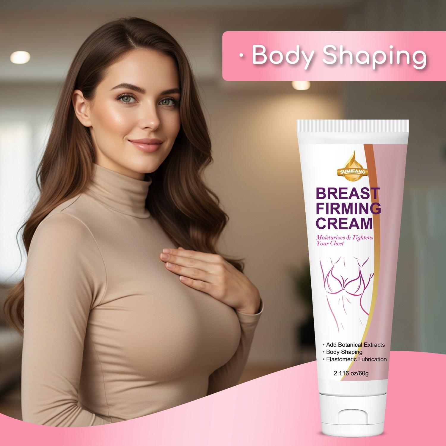 SUMIFANG Breast Firming Cream (60g) | Aloe Vera + Avocado Oil + Pomegranate Extract — Hydrates, Lifts, and Improves Sagging | Gentle, Non-Irritating Botanical Formula — Enhanced Results When Combined with Massage