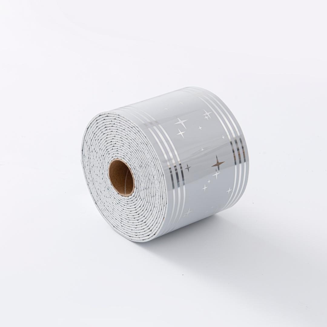 1 Roll 196.85 Inch Long × 10cm Wide, Thickened Marble Self-adhesive Wallpaper, DIY Removable, Suitable for TV Background Wall, Door Fracture Frames, Decorative Stickers, Living Room Corners, Ceiling Corners, Kitchen Corners