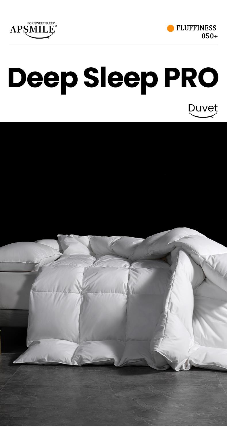 APSMILE Goose Feather Down Duvet Comforter-Fluffy Duvet Insert-Luxurious bedding comforter Kingsize Queensize gray white duvet insert Hotel collection comfy comforter fluffy cloud bed duvet blanket-TikTokShopLaborDaySale