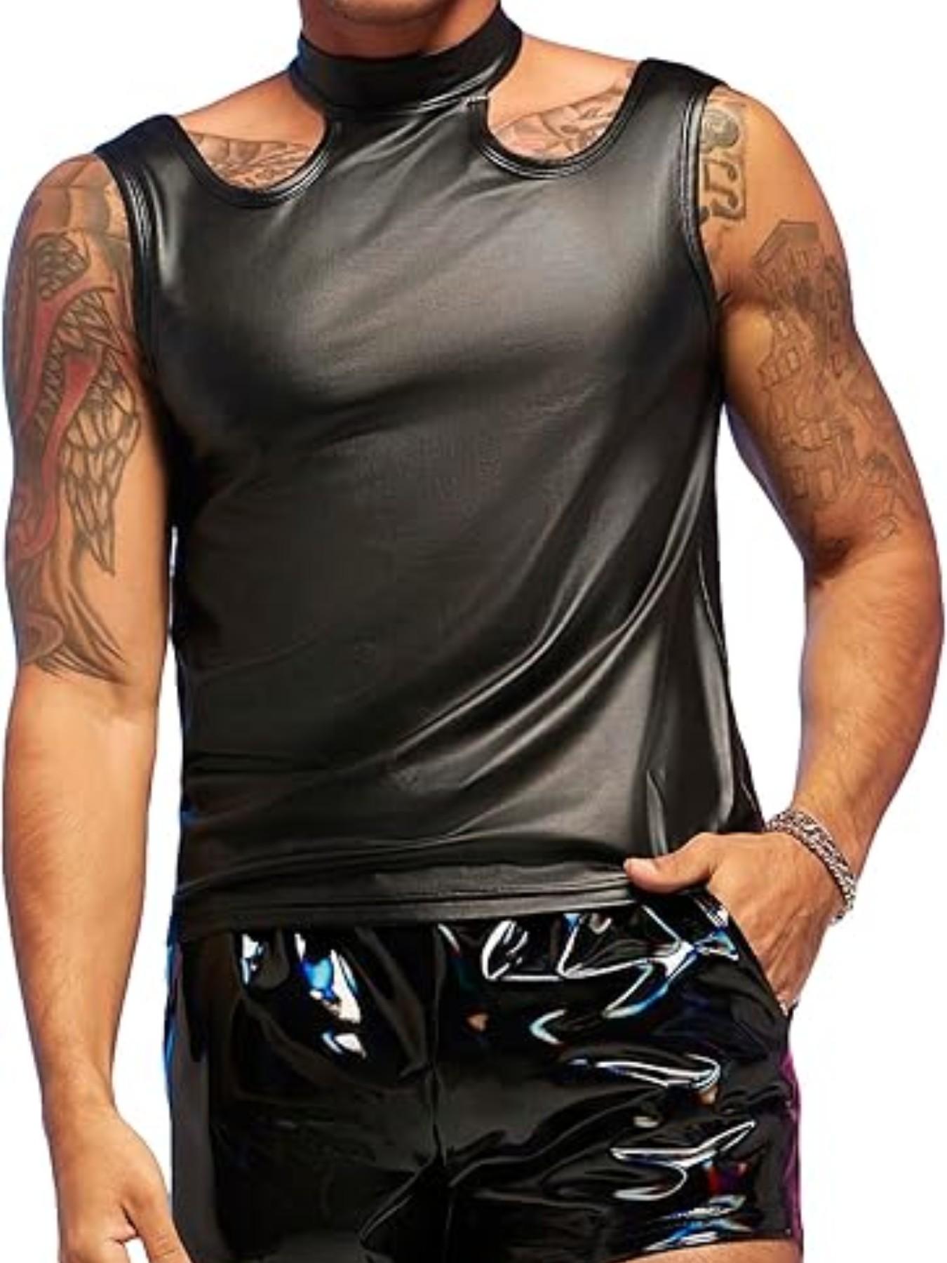 Men's Stage Performance Costume, European and American Style Jumpsuit, Ideal for Bars and Shows, Trendy Men's Clothing for Performers