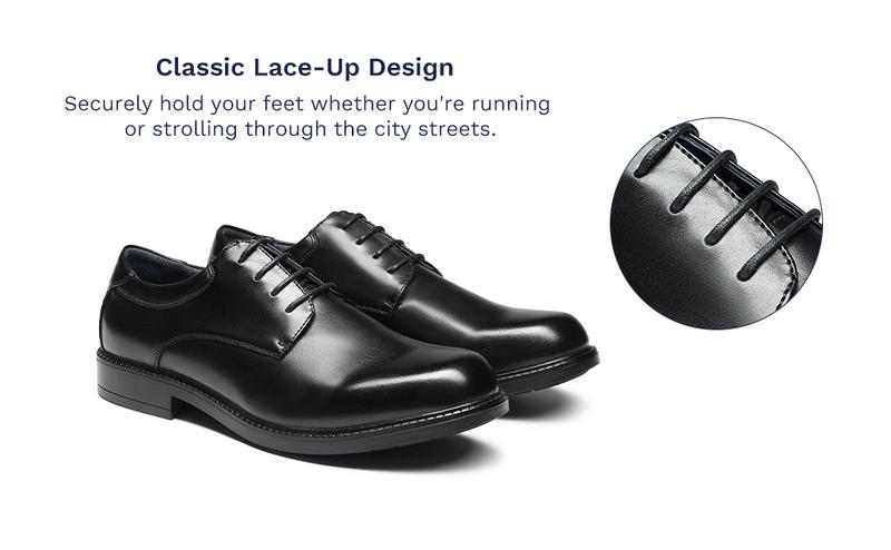 【Live Exclusive】Bruno Marc Men's Formal Synthetic Leather Dress Shoes