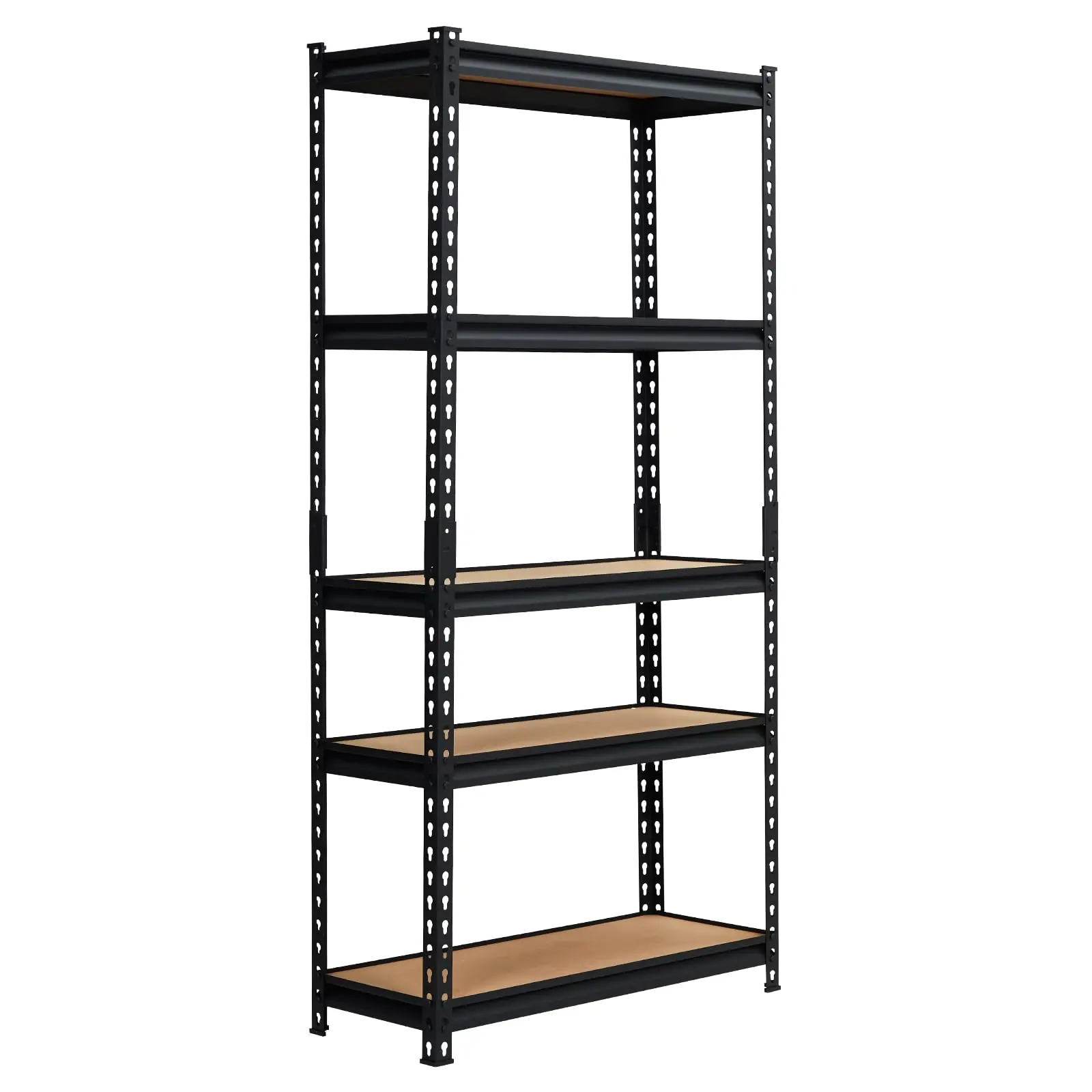 Industrial Heavy-Duty Adjustable Metal Storage Shelves - 5-Tier Workshop-Grade Standing Racks with 3 Size Options (48x24x72in, 30x12x60in, 48x18x72in) - High-Capacity Utility Organiser for Garage Organization, Easy Installation No Mount Needed