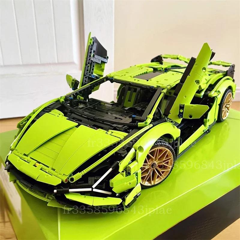 3696PCS Technical Lambo Building Blocks Car Model Compatible 42115 SIAN Roadster Bricks Boys Toys Gifts