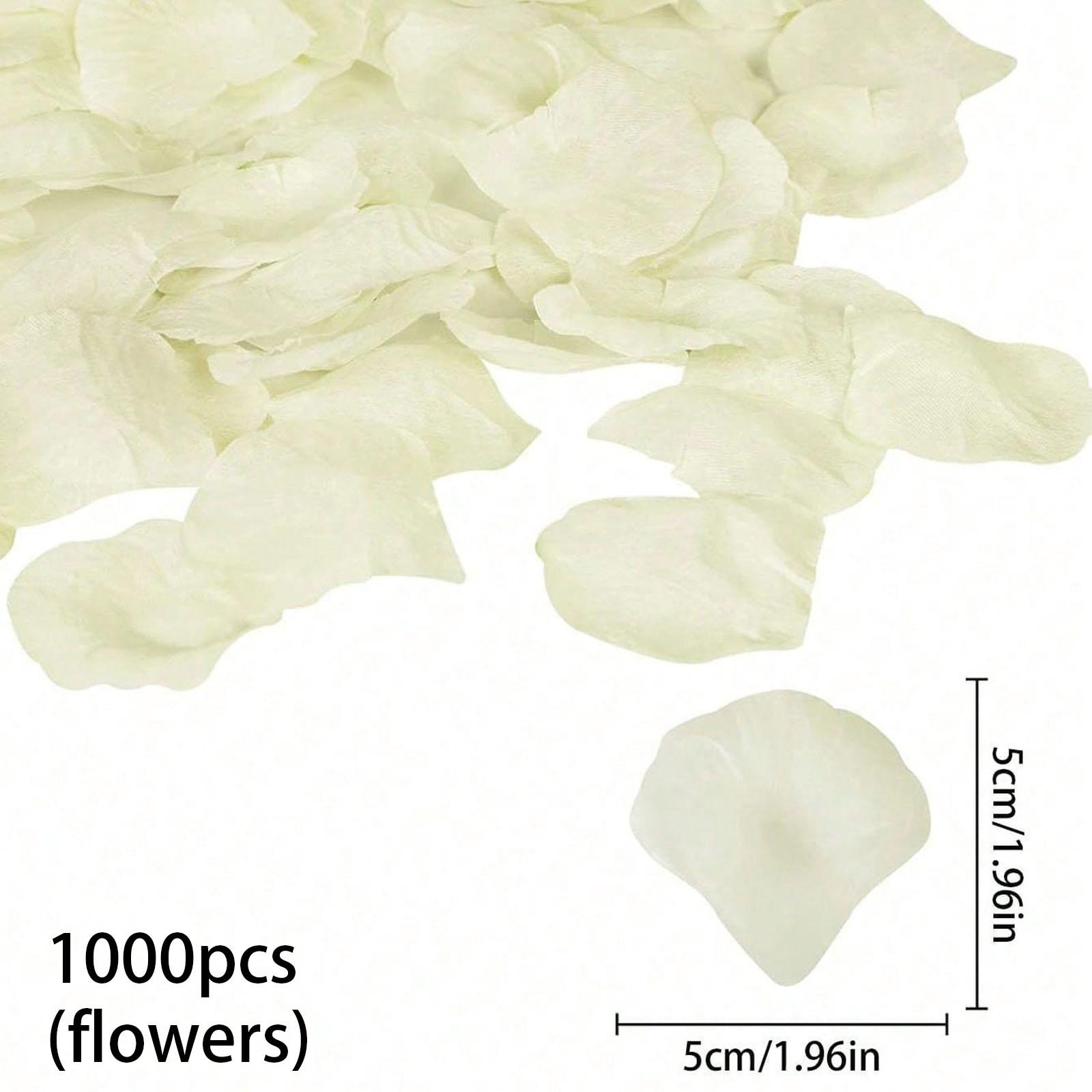 Cute Pearl Handle Flower Basket for Wedding Ceremony, Ivory Color Satin Bunting Floral Arrangement, Perfect for Bridal Party Decorations