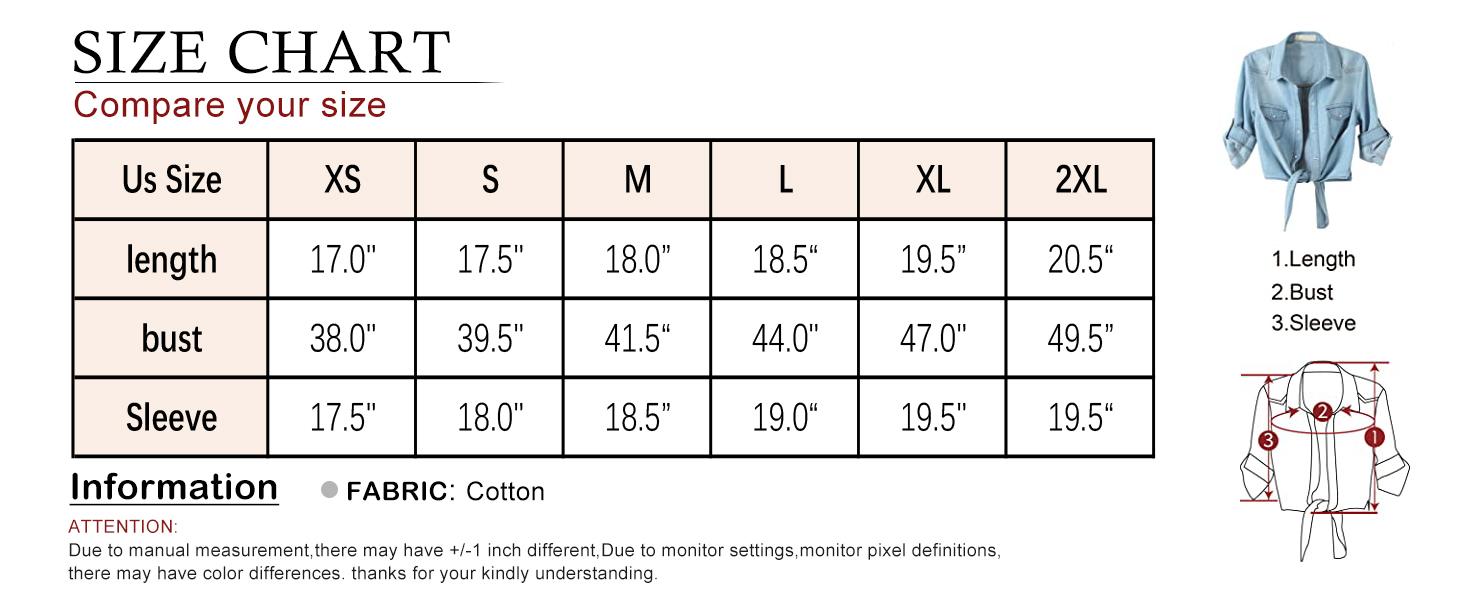 Tanming Women's 3/4 Sleeve Denim Tie Knot Crop Top | Y2K Western Button Down Shirt for Summer Outfits