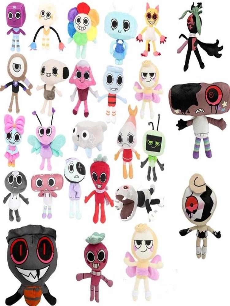 New Dandy's World 35cm Plush Cute Dandy World Scrap Stuffed Horror Game Goob Pebble Plushie Soft Pillow Doll Children Gifts Doll