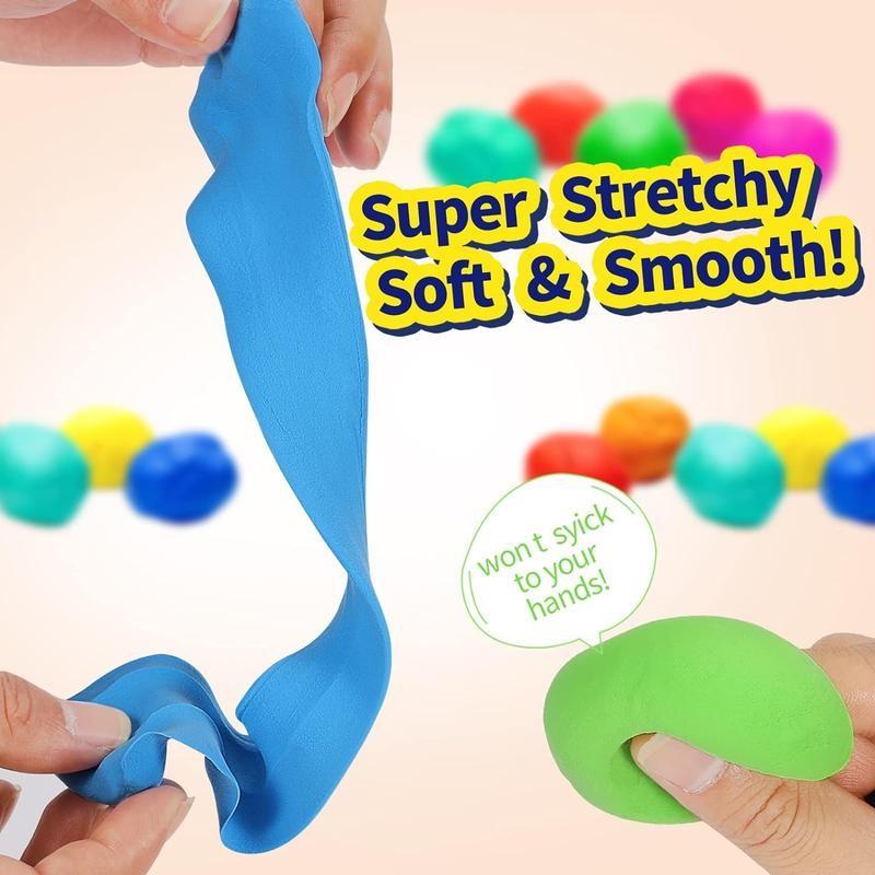 50 Color Air Drying Clay Set, ultra light clay belt carving tool - perfect for DIY crafts and novelty toys fathersdaygifts Art Supplies