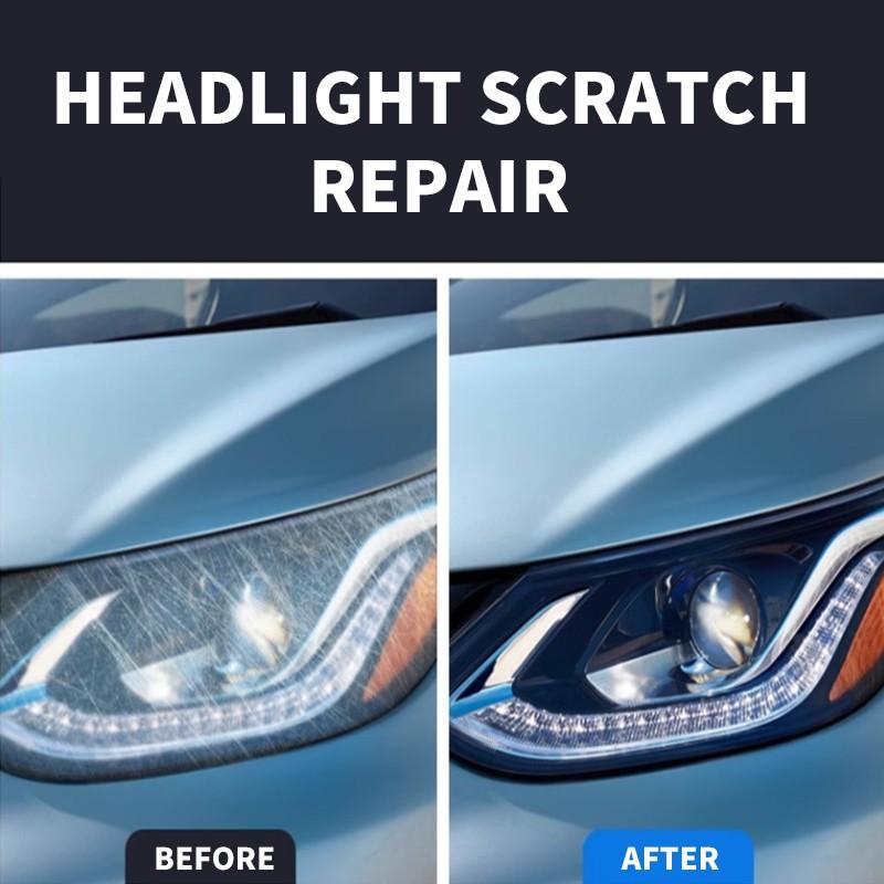 Jstree Car Headlight Restoration Liquid, Crack Scratch Repair, Lamp Cover Coating Brightening Polisher 100ML, Auto Care Essential