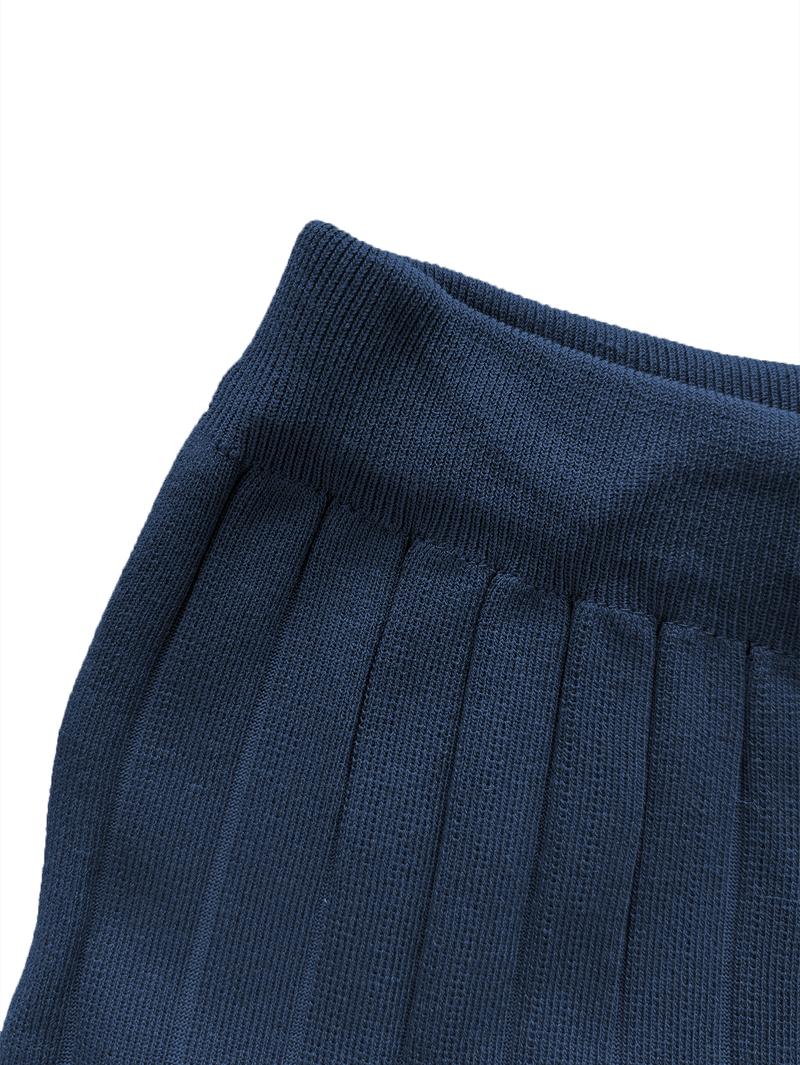 Joyfunear Solid Two-piece Knitted Sweater Set Summer Sleeveless Knitted Pullover Top High Waisted Casual Pants Set For Women 2025 New Arrival