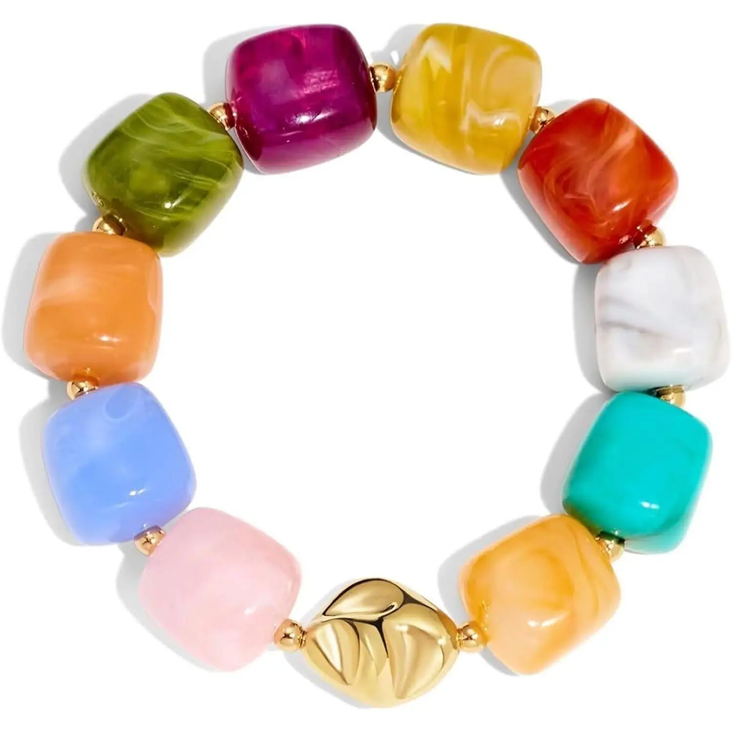 Colorful Gold bead