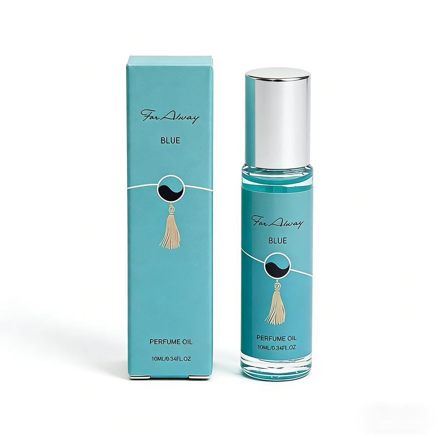 Far Away Roll-On Perfume Oil Set, 3 Scents Blue Gavarry, 10ML Portable Alcohol-Free Fragrance, Ideal for Travel and Daily Use