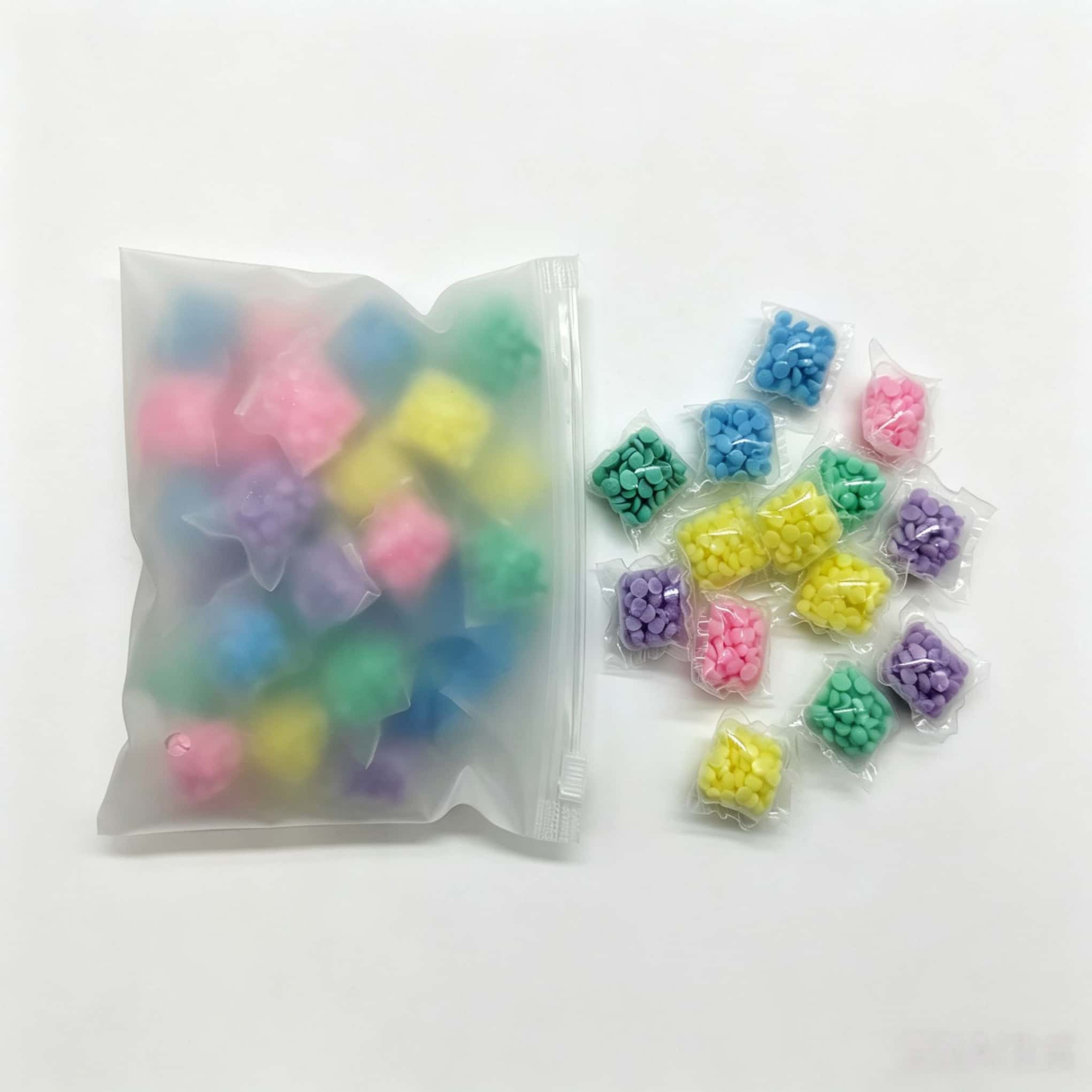 Long-Lasting Scent Beads, 30 Pieces Per Bag, 72-Hour Freshness, Quick Dissolve in Cold Water, Universal Use for Clothes and Bedding, Laundry Accessories