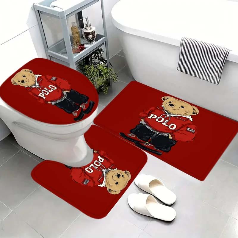 Shower Curtain Set, Modern Decorative Bathroom Decor, No-Drill Hooks Included, Multifunctional Bath Divider, Gift for Friends & Family