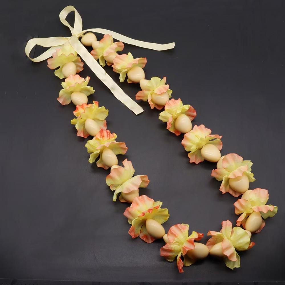 Black Ribbon Knot Acrylic Necklace For Graduation