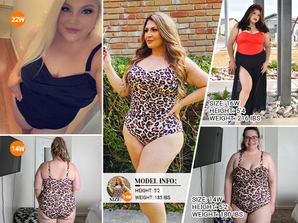 Holipick Plus Size One Piece Swimsuit Tummy Control Strapless Bathing Suits Bandeau Slimming Ruched Twist Front Swimwear