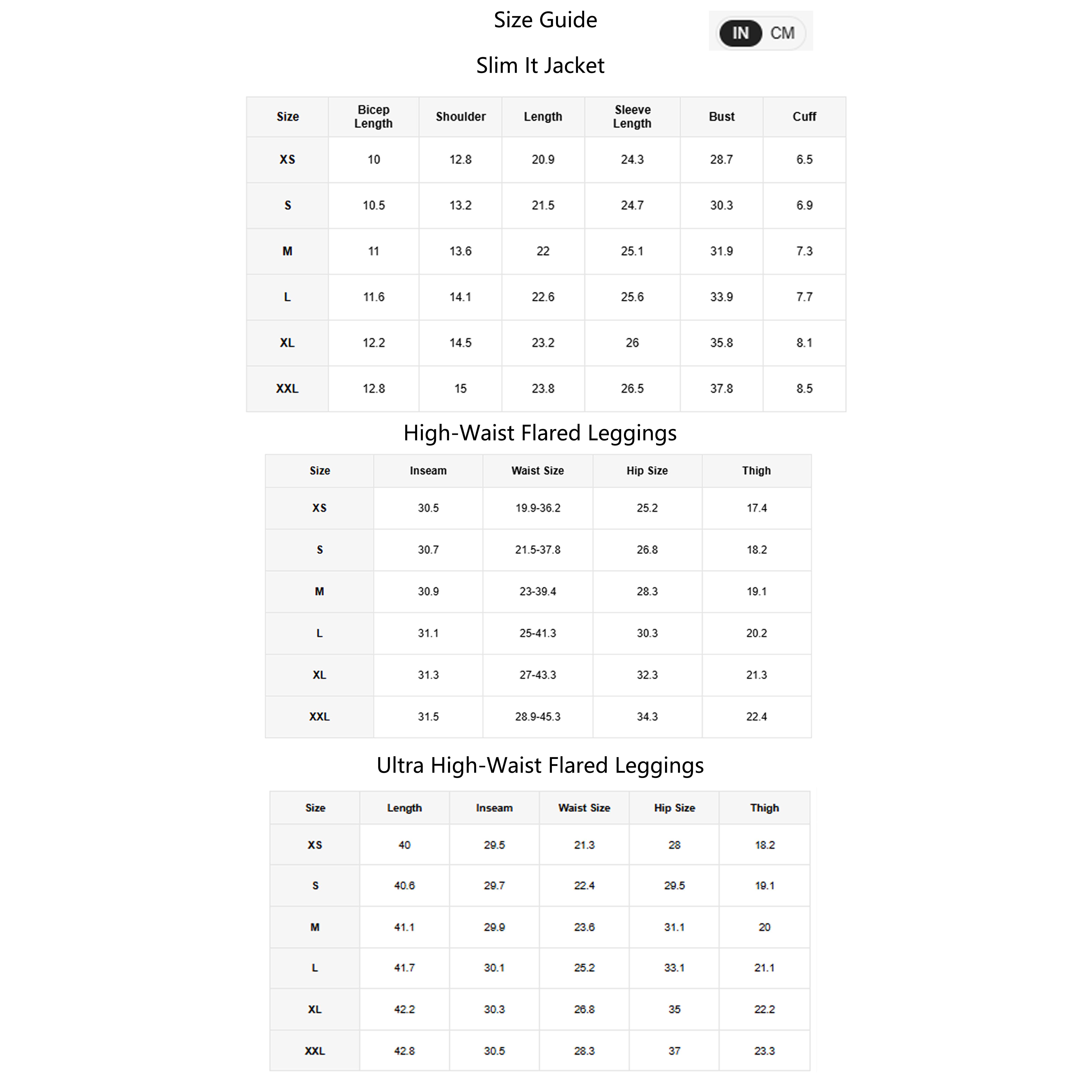 GLOWMODE 2PCS Slim-It BBL Jacket and 31"&35" Flare Leggings Daily Set TikTokShopBlackFriday