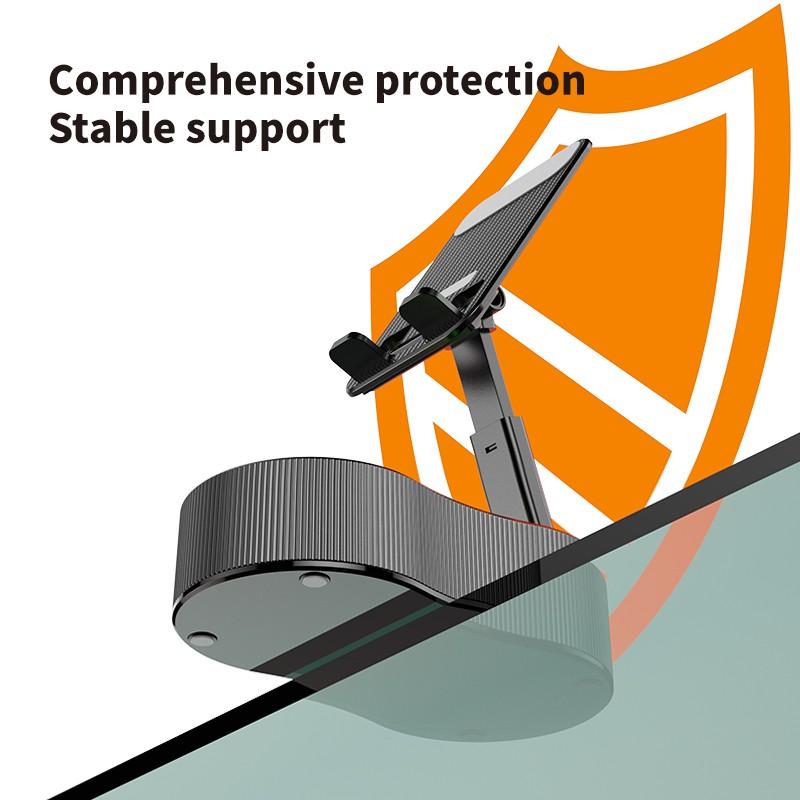 Creative Wireless Bluetooth Speaker Phone Stand USB Emergency Rechargeable Portable Power Bank Tablet Holder with Colorful Ambient Light, Perfect Gift for Friends and Family