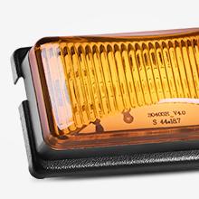 Nilight 9 LED Marker Tail Trailer Light Bar 14.2Inch 1PC Amber Clearance Identification Running Marker ID Rear Stainless Steel Bracket for 12V Pickup Truck Trailer RV Boat  Car Accessories Vehicle  dealsforyoudays