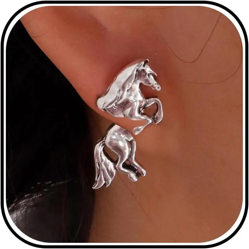 T4：horse earrings