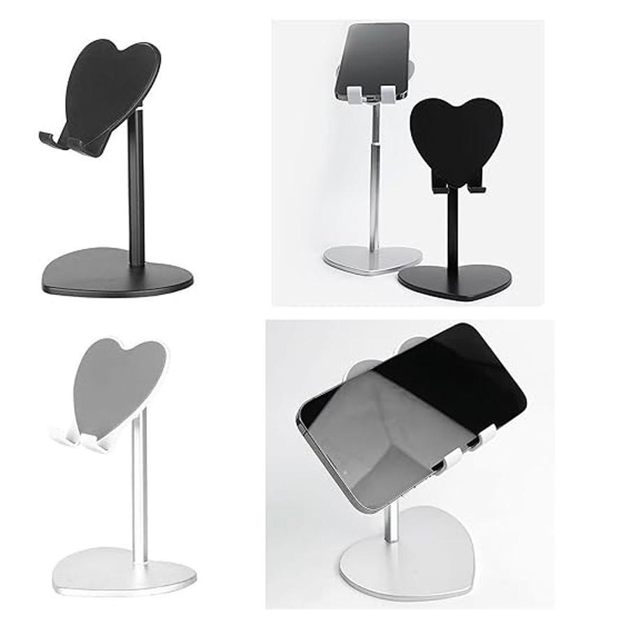 Adjustable Compact Mobile Stand with Cell Phone Clip and Phone Case, Perfect for Office Desks and Computer Accessories, Compatible with iPhone 16, Tablets 4-10 Inch