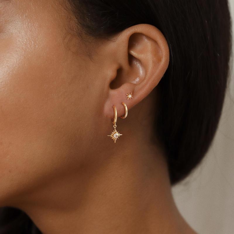 CAROVO Gold Hoop Earrings Set for Women, Dainty 14K Gold/Silver Plated CZ Cartilage Earring Hypoallergenic Stud Earrings for Women Huggie Small Hoop Earring Set Dangle Earrings Jewelry Gifts for Women Men CAROVO Gold Hoop Earrings Set for Women, Dainty 14K Gold/Silver Plated CZ Cartilage Earring Hypoallergenic Stud Earrings for Women Huggie Small Hoop Earring Set Dangle Earrings Jewelry Gifts for Women Men