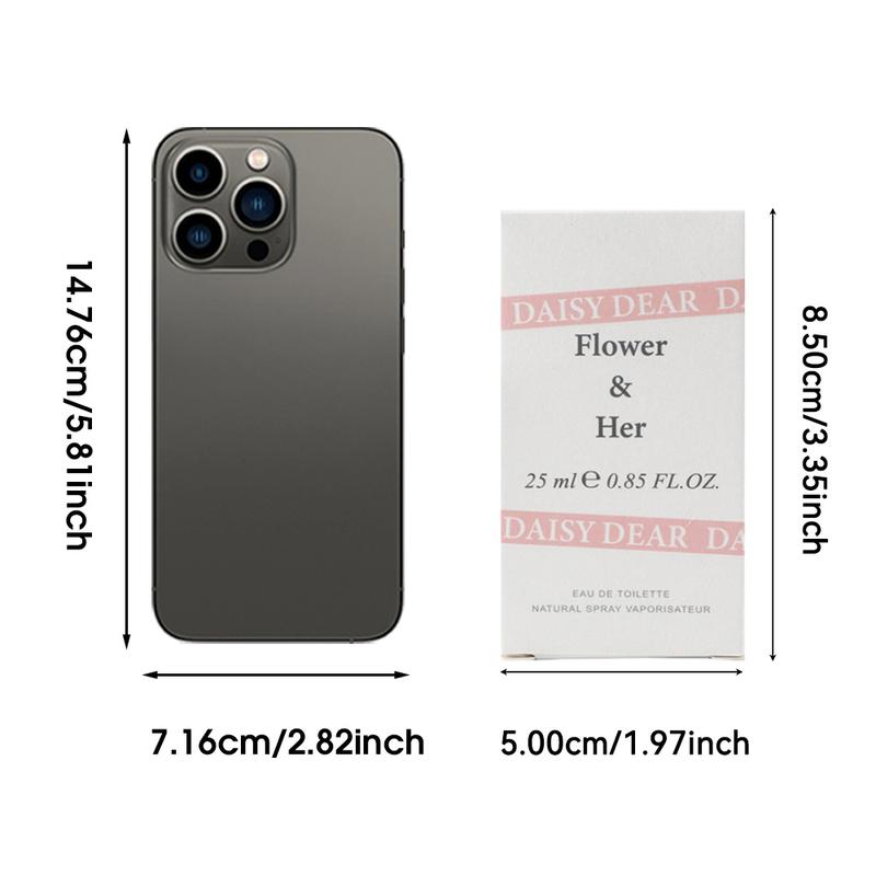 Women's 25ml Fruity Eau de Parfum Fragrance Perfume, 2 Hours Fragrance Perfume, Fragrance Perfume for Women, Suitable for Party, Daily Use, Floral Fruity Perfume