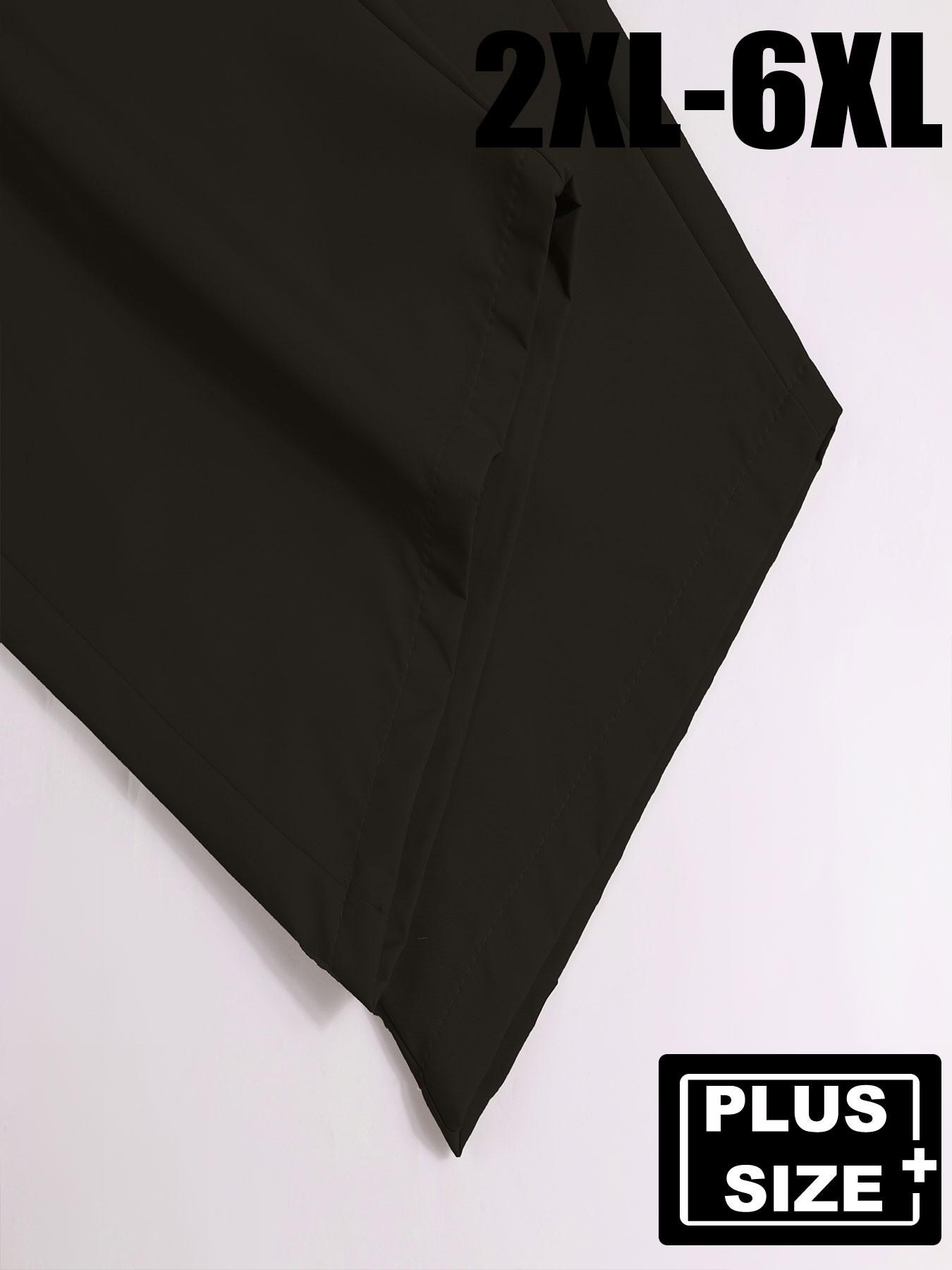 Men's Plus Size All-Season Drawstring Pants, Versatile Workwear Long Pants, Suitable for Outdoor Gatherings, Sports, Casual Walks