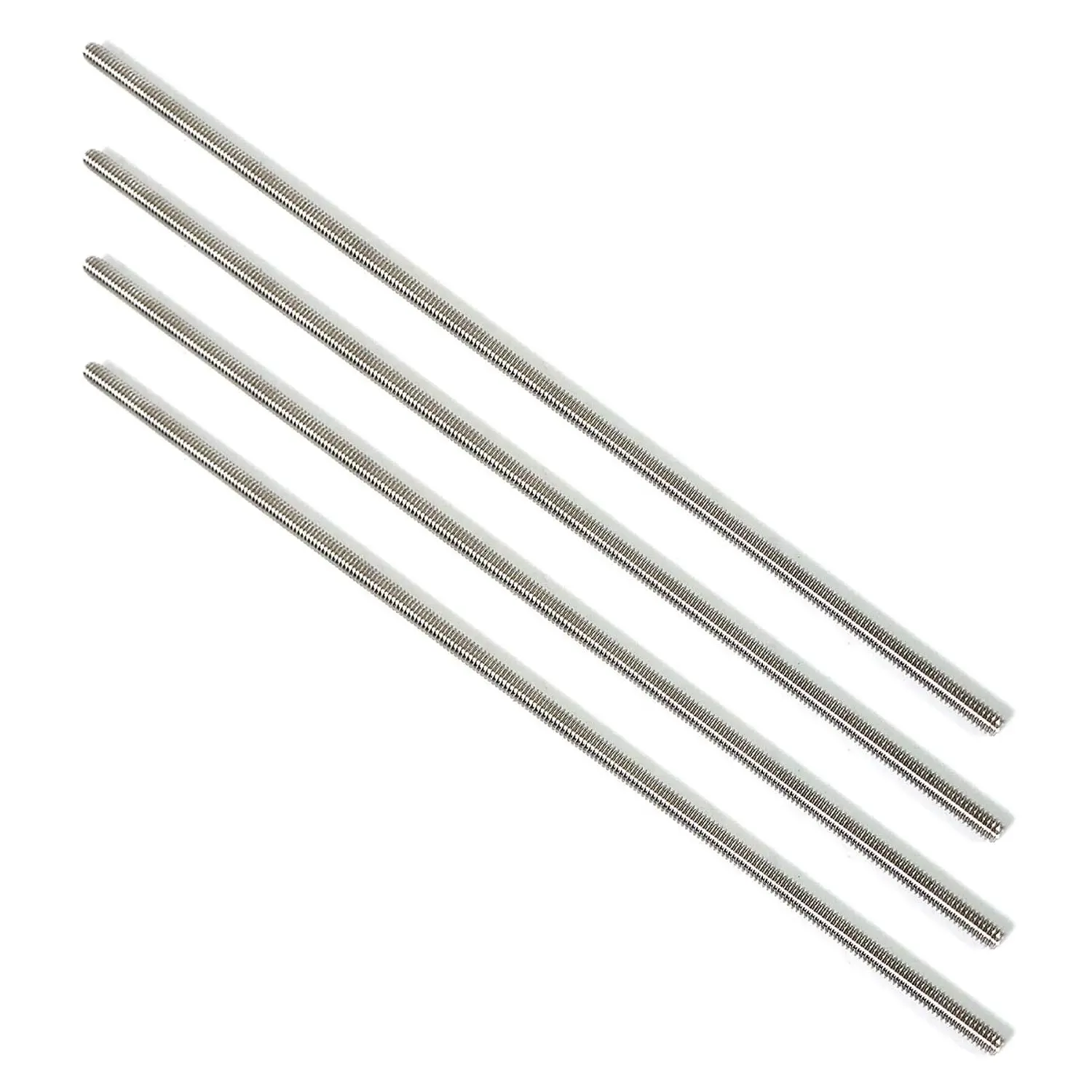 Stainless Steel Fully Threaded Rods, 1/4"-20 Thread Size, 12" Length, Right Hand Threads, 4 PiecesGift