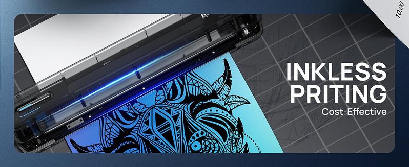 Portable Printer Wireless for Travel, D810 Bluethooth Thermal Printer Support for 8.5"x11" US Letter, AI Printer