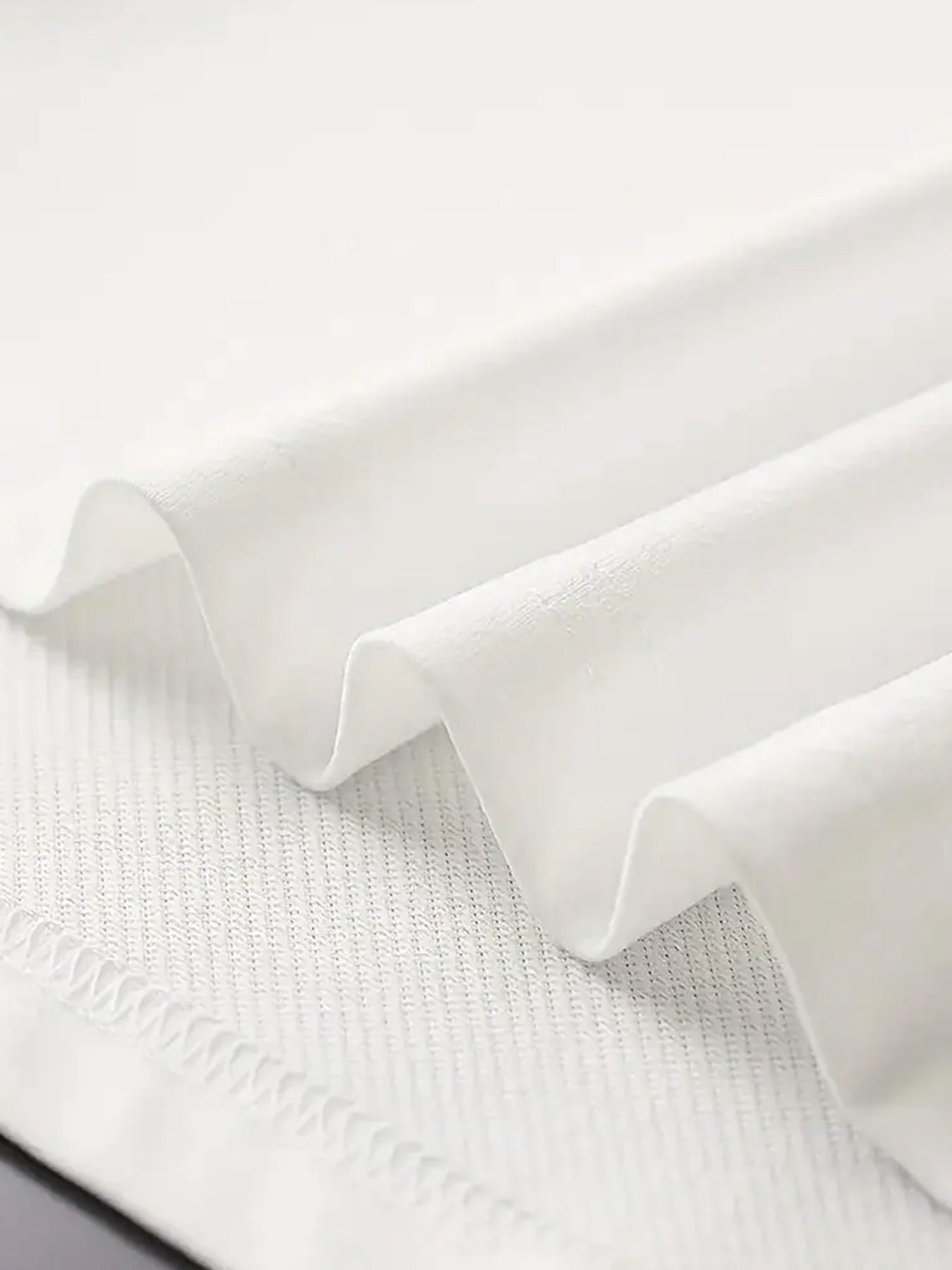 American High Street Dark Vortex Print T-Shirt for Men, 2026 New Oversize Loose Short Sleeve, Heavy Metal Style Streetwear