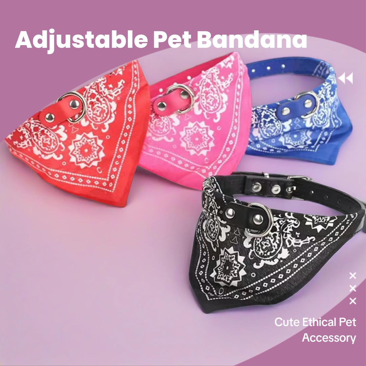 2 Pcs Multi-Color Pet Bandana Bibs - High-Appearance Anti-Dirt Absorbent Scarf Collars for Dogs & Cats, Daily Wear & Photo Prop Accessory